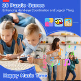 Gocina Kids Smart Phone， Toddler Christmas Birthday Gift for Age 3-10, Touchscreen Kids Cell Phone Toy with Cameras, Learning, Music, Games and 32 GB Card