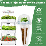 Basil Seed Pods Kit Hydroponic - Refill Herb Pod for All Indoor Garden, 8 Grow Pods with Seeds of Genovese Basil & Plant Food, Compatible with All Hydroponics Growing Systems