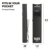 KLEIN TOOLS 56074 EDC Pocket Flashlight with Green Laser, Three Brightness Modes up to 1000 Lumens with Turbo Mode, Built-in Floodlight, <1mW, 510 to 530nm, Class 2, Rechargeable