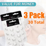 (Open Vent 8mm) Hearing Aid Domes for Oticon Minifit, Oticon Ear Caps Replacements Parts AccessoriesDomes for Oticon Hearing Aid Supplies Cleaning Kits(30 Pcs)