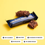 Barebells Protein Bars Brownie Dough - 12 Count, Pack of 2 - Protein Snacks with 20g of High Protein - Low Carb Protein Bar with 1g of Total Sugars - Perfect on The Go Low Carb Snack & Breakfast Bars