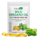 newseel Oil of Oregano with Black Seed Oil, Organic Oregano Oil Softgels,Oregano Oil Capsules Organic,Non-GMO, Gluten Free,120