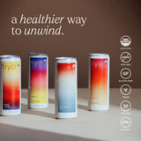 Hiyo Organic Social Tonic – Variety Pack, 12 Pack - N.A. Functional Seltzer, Sparkling Water Crafted with Organic Adaptogens, Nootropics & Botanicals