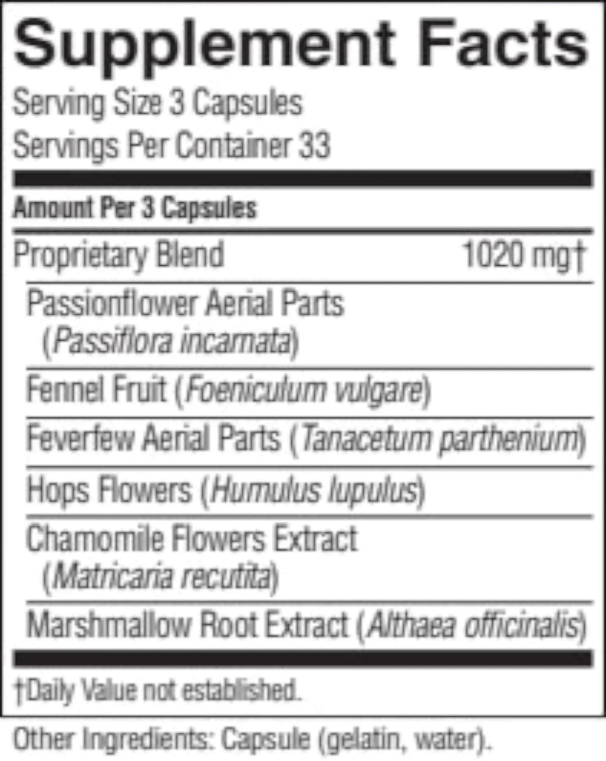 Nature's Sunshine Stress-J 100 Capsules