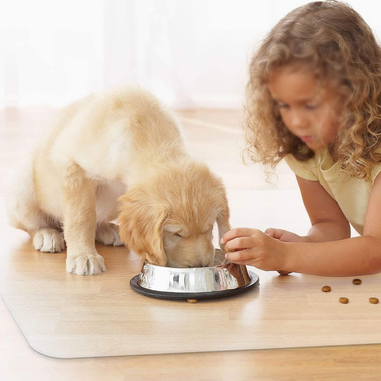 Azadx Clear Office Chair Mat 36'' X 48'', Durable Desk Chair Mat for Hardwood Floor, Heavy Duty Plastic Office Floor Mat Under Rolling Chairs for Easy Glide and Protection (36" X 48" with Lip)
