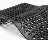 tonchean Rubber Floor Mat with Drainage Holes 83x36x0.4in Commercial Anti-Fatigue Rubber Mat with Non-Slip Backing Heavy Duty Drainage Floor Mats for Commercial Restaurant Kitchen Bar Use Wet Area