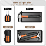 A-LUGEI【𝟱𝟴𝗣𝗰𝘀】【5 Size】 Tool Box Organizer Tray Divider Set, 【Black】 Desk Drawer Organizer, Garage Organization and Storage Toolbox Accessories Rolling Tool Chest Cart Cabinet WorkBench Small Part