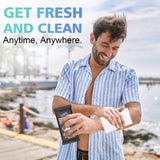 300 Pcs Ultra Thick Soft Large Body Wipes Individually Wrapped(7.87" x 9.45"),Shower Wipes for Adults Bathing No Rinse,Personal Cleansing Wipes for Travel Gym,Bulk Deodorant for Homeless(Black)