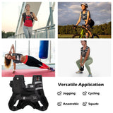 VBSD Weighted Vest for Women Men, 16lb Weight Vest with Reflective Stripe, Body Weight Vests Adjustable for Strength Training, Running, Walking, Workout, Jogging, Fitness