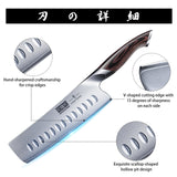 HOSHANHO 7 Inch Nakiri Knife, Ultra Sharp Japanese Kitchen Chef Knife