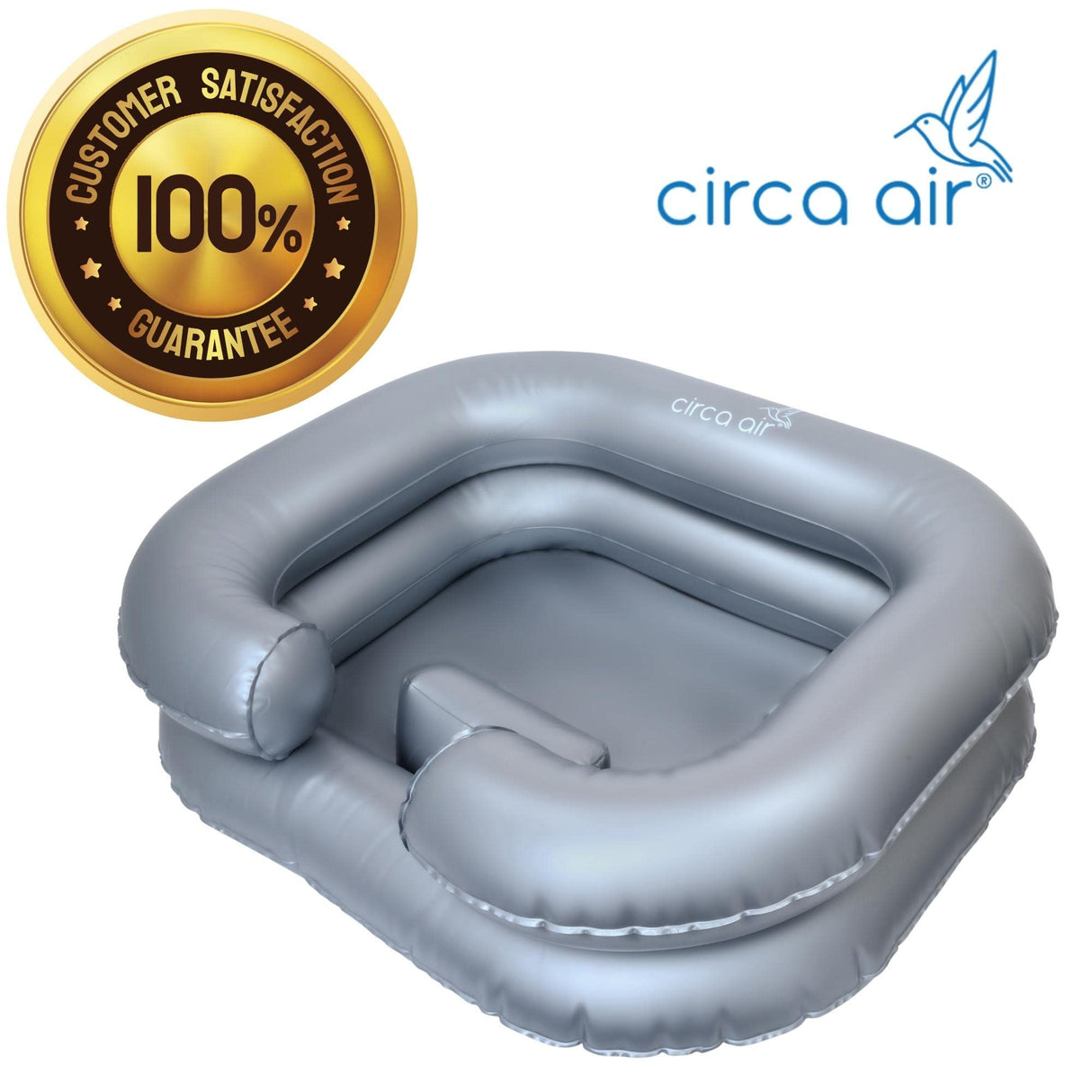 CIRCA AIR Inflatable Sink For Locs Detox - Tub For Dreads With Pillow, Hair Washing Basin, Shampoo Basin, Portable Hair Washing Station for locs