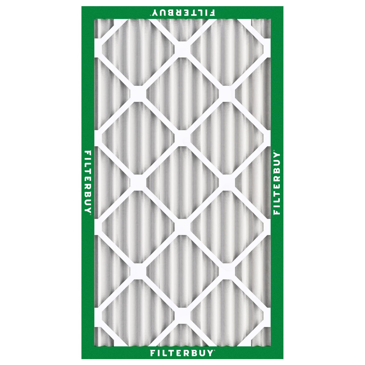 Filterbuy 18x30x2 Air Filter MERV 8 Essential Dust & Allergy Defense (6-Pack), Electrostatic Pleated HVAC AC Furnace Filters Replacement (Actual Size: 17.50 x 29.50 x 1.75)