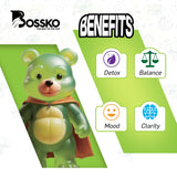 Bossko Sulforaphane Gummies with Omega-3 – Broccoli Sprout Extract, EPA/DHA & Antioxidants – Cellular Health & Mood Support – 90 Vegan Gummies – Mixed Berry Flavors – Sugar-Free