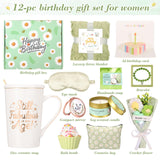 Birthday Gifts for Women, Daisy Birthday Gifts Box for Women Self Care Gift Happy Birthday Gift Baskets for Her ,Wife,Mom,Grandma,Girlfriend ,Best Friend,Sister,Thoughtful Christmas Gifts Box Set with Coffee Mug,Blanket