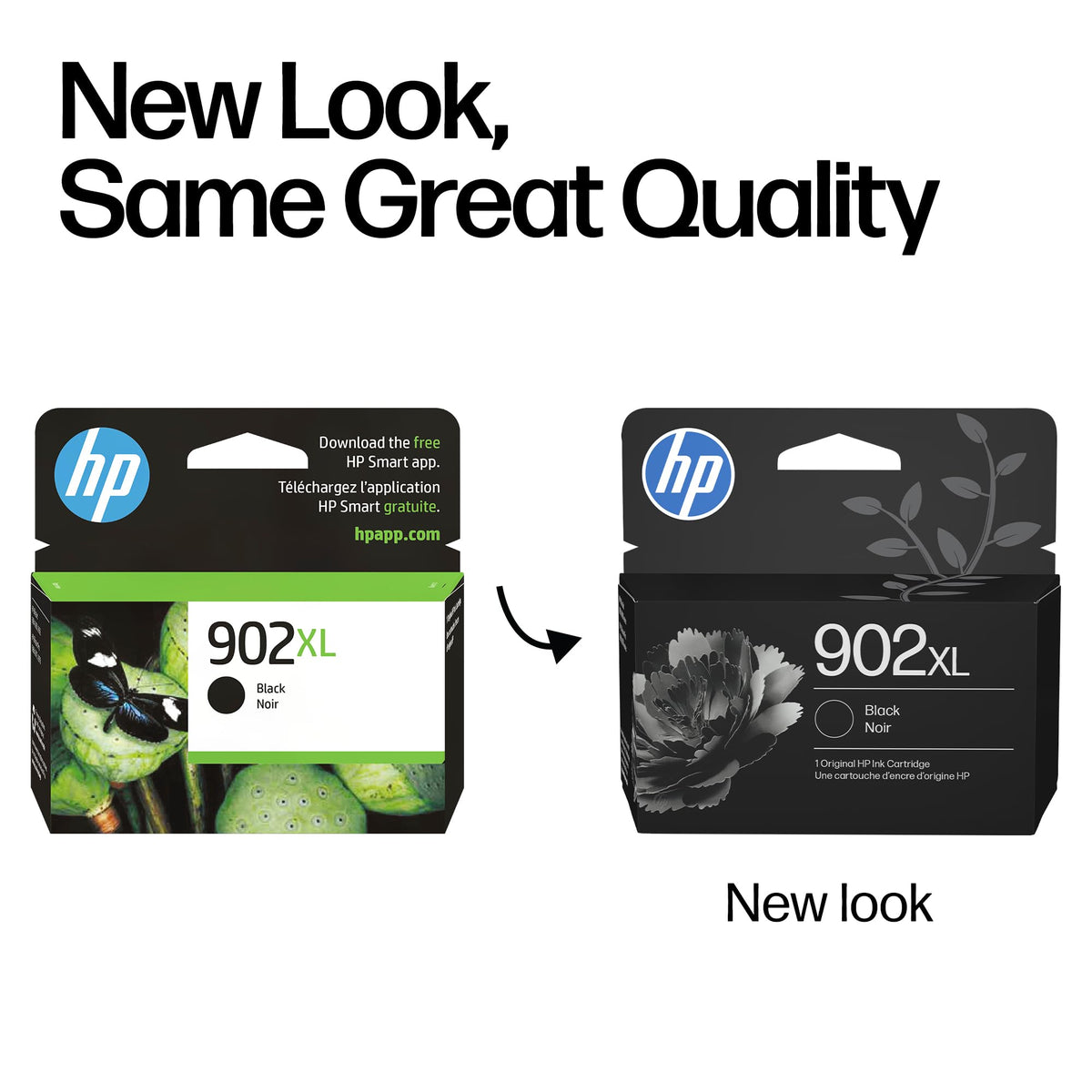 HP 902XL Black High-yield Ink Cartridge | Works with HP OfficeJet 6950, 6960 Series, HP OfficeJet Pro 6960, 6970 Series | Eligible for Instant Ink | T6M14AN