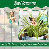 Bucherry 12 Pieces Garden Mini Fairies Figurines Miniature Fairy Sculpture Decoration Tiny Garden Accessories for Home Outdoor Yard Lawn Flower Pot Decor (Elegant)