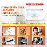 SUESONG 12 Pack Magnetic Cabinet Door Catch, Cabinet Magnets for Closure