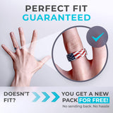 ThunderFit Silicone Wedding Rings for Men, Breathable Printed Design Rubber Engagement Bands 8mm Wide 2mm Thick (US Flag 2 - Size 9-9.5 (19.30mm))