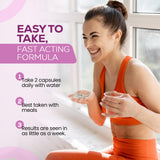 Natural Breast Enhancement Pills for Women & Men – Vegan Herbal Supplement for Fuller, Firmer, Perkier Breasts – Fast-Acting Bust Enhancer with Saw Palmetto – 60 Plant-Based Capsules