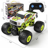 Scientoy Remote Control Car, 20KM/H Monster Truck Toys for Ages 5-7, 1:16 Scale All Terrain RC Cars for Boys & Girls Age 4-7, 2.4Ghz Off Road RC Truck, Christmas Birthday Gift for Kids