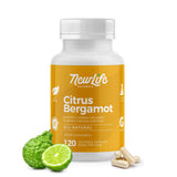 NewLife Naturals Citrus Bergamot Supplements 500 MG for Cholesterol Support- Cholesterol Supplement - 120 Veggie Capsules