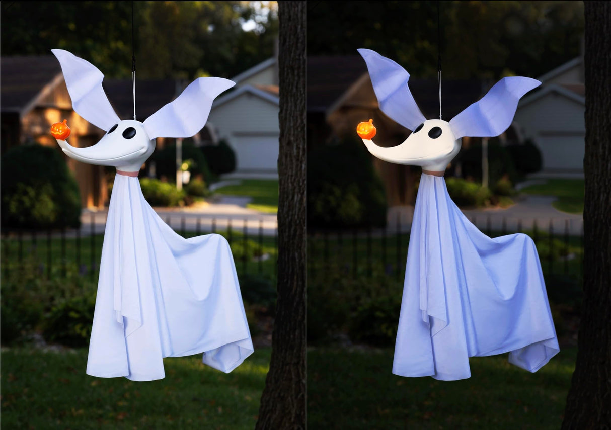 Disney The Nightmare Before Christmas Zero Light and Sound Full Size Poseable Hanging Character Decoration