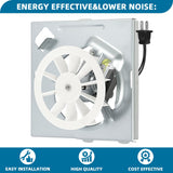 696N-R02 B Unit for NuTone S97012026 Fan,for Broan 688 Replacement Motor,S97012026 Assembly for Broan 688-K,688-J,688-H,688-G,for Nutone 696N-R02 B Unit 50CFM Fan Replacement for 688 Motor