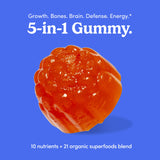 Teen Boy & Girl Multivitamin Gummy - Growth & Bone Support, 60ct, Vegan