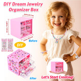 Faburo 42PCS Jewelry Toys for Girls, Unicorn Mermaid Princess Toys- Rings