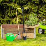Colwelt Bulb Planter Tool Long Handle, Serrated Base Gardening Bulb Transplanter with Soft Grip, Heavy Duty Long Handled Bulb Planter Sod Plugger for Digging Holes to Plant Tulips, Iris, Daffodils