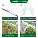 KLEWEE Garden Netting Kit for Raised Beds, 10x33ft Ultra Fine Mesh Netting