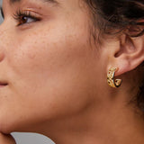 Kendra Scott Kelly Huggie Earring, 14k Gold Plated Brass, Fashion Jewelry for Women