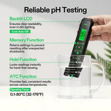 VIVOSUN Digital pH Meter, 3-in-1 TDS/EC/Temperature Meter, 3-in-1 Soil Moisture/pH/Light Tester Combo for Home, Garden and Hydroponics