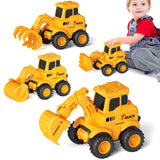 Olbyefly Construction Toys for 2 3 4 5 6 + Year Old Boys Kids Toddlers Girls, Sandbox Excavator Toy Trucks Construction Truck Toys Vehicles Bulldozer Road Roller Toy Christmas Birthday Gifts for Boys
