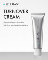 REJURAN® Turnover Cream, c-PDRN® - Daily Moisturizer for Dual-Revitalizing Effects. Soothing and Skin Barrier Strengthening for Clear, Healthy Skin. Korean Skin Care. (1.69 fl oz)