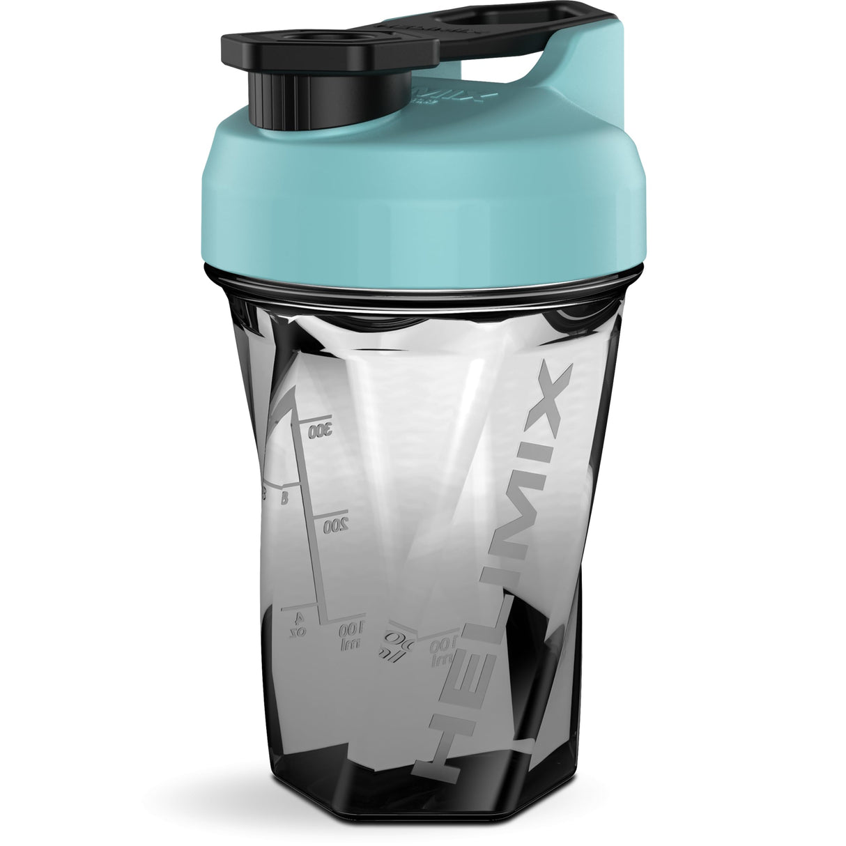 HELIMIX 1.5 Vortex Blender Shaker Bottle Holds Upto 20oz | No Blending Ball or Whisk | USA Made | Portable Pre Workout Whey Protein Drink Shaker Cup | Mixes Cocktails Smoothies Shakes | Top Rack Safe