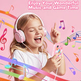 Lapare Kids Smart Phone for Girls, Christmas Birthday Gifts for Girls Age 3-10,Kids Toys Cell Phone, Toddler Learning Play Toy Phone with Dual Camera, Game, Music Player and More (32G)