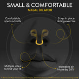 Rhinomed Turbine Nasal Dilator for Athletic Breathing - Medium 3pk - Adult Stocking Stuffers - Improves Airflow During Exercise - Nasal Dilators for Exercise - Internal Nasal Dilator - Lightweight