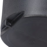 Global Industrial Large Capacity Free Standing Outdoor Ashtray with Round Base, 15" Diameter x 39"H, 5 Gallon Capacity Cigarette Receptacle, Plastic, Black