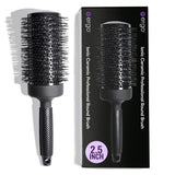 Ergo Ceramic Ionic Round Brush for Blow Out - Salon Quality Hair Brushes for Women - Roller Brush for Blow Drying, Wet and Dry Hair Styling, Volumizing Hair Care - ER65: 2.5"
