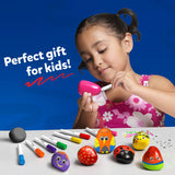 Skillmatics Rock Painting Kit - Mess-Free Art & Craft Activity for Girls & Boys, Craft Kits & Supplies, DIY Creative Activity, Christmas Gifts for Kids Ages 4, 5, 6, 7, 8, 9, 10, 11,12