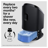 Braun Clean & Renew Refill Cartridges CCR, Replacement Shaver Cleaner Liquid Solution for Clean&Charge System, Pack of 4