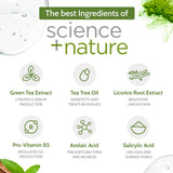 Exposed Skin Care Acne Treatment Kit - Includes Facial Cleanser, Clearing Tonic, Acne Treatment Serum, Clear Pore Serum, Clarifying Mask, Cloth - Natural Acne Solution for Face, All Ages & Skin Types