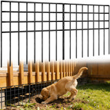 42.5ft(L) x 13in(H) Garden Fence Animal Barrier, 30 Panels No Dig Fence Panels for Dog Rabbit, Rustproof Metal Dig Defence Fencing Bottom Barrier, Anti Digging Garden Edging Border for Outdoor, Yard