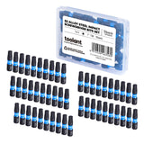 Toolant 1' Impact Torx Bits 50 Pack (T30), 1/4' Hex-Shank S2 Steel Screwdriving Star Bits, CNC Machined Tips, with Storage Box