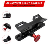 Quick Release Fire Extinguisher Mount - Aluminum Adjustable UTV Roll Bar Fire Extinguisher Holder Mounting Bracket Compatible with Jeep Wrangler TJ JK JL JKU Polaris RZR Ranger Can-Am X3 Universal
