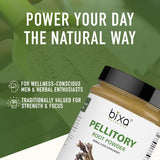 bixa BOTANICAL Pellitory Root Powder | Anacyclus pyrethrum/Akarkara | Ayurvedic Herbal Supplement | 200 GMS / 7 OZ | Gluten Free, Non-GMO, Steam Treated, Vegan, 100% Pure.