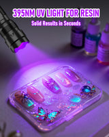 ULTRAFIRE UV Flashlight 395-405 nm Led Blacklight for Curing UV Glue, Leak Detector, Pet Urine Stain