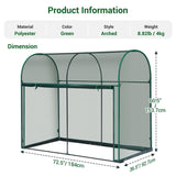 Ohuhu Crop Cages for Garden Plant: 6x3x5 Ft Tent Cage, Plant Netting Cover with Zipper, Garden Bed Cover, Plant Cover from Animal Wind-Resistant Garden Cage for Fruit Vegetable Flower