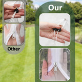 1 Pack 15x15ft Extra Large Fruit Tree Netting with Double Zipper & Double Drawstring, Heavy Duty Bird Netting for Fruit Trees, Reusable Tree Net to Protect Large Trees from Birds, Squirrels, Deer